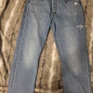 Levi's Light Blue Straight Leg Jeans